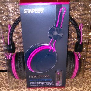 Headphones overhead NEW pink